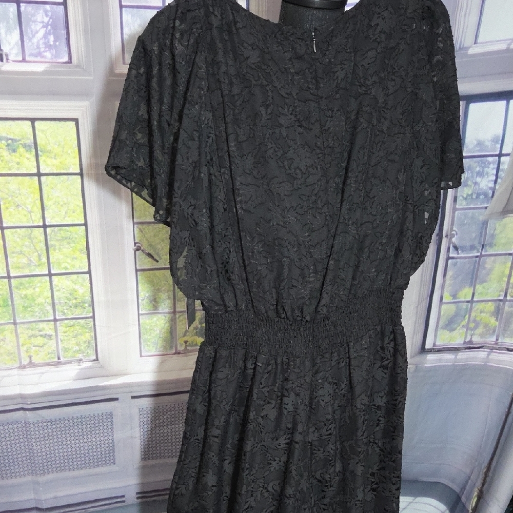 Vince Camuto Black Lace Jumpsuit - Picture 5 of 10